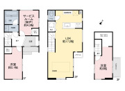 足立区舎人３丁目　新築一戸建て　全１棟【新築一戸建て】