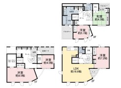 ホームエレベーターや大容量玄関収納やウォークインクローゼットなど、暮らし便利な設備・仕様の大きなお家です!
5部屋+LDKで、1人1部屋が実現できます♪
◆0120-1919-80◆